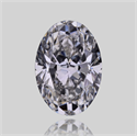 Natural Diamond 0.31 Carats, Oval with  Cut, H Color, VVS2 Clarity and Certified by GIA
