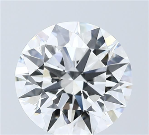 Picture of Lab Grown Diamond 6.05 Carats, Round with Ideal Cut, E Color, VS1 Clarity and Certified by IGI