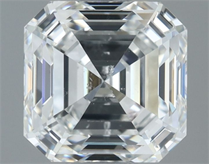 Picture of Natural Diamond 1.02 Carats, Asscher with  Cut, G Color, SI1 Clarity and Certified by IGI