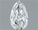 Diamante Natural 0.50 quilates, De pera , Color G, claridad SI1 y certificado GIA