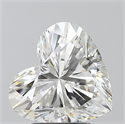 Natural Diamond 3.02 Carats, Heart with  Cut, H Color, VS2 Clarity and Certified by GIA