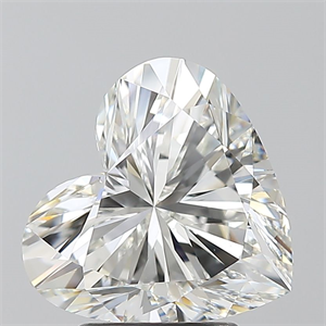 Picture of Natural Diamond 3.02 Carats, Heart with  Cut, H Color, VS2 Clarity and Certified by GIA