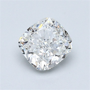 Foto Diamante Natural 1.02 quilates, Del cojín , Color G, claridad VVS2 y certificado GIA de