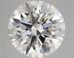 Picture of Lab Grown Diamond 6.52 Carats, Round with Ideal Cut, F Color, VVS2 Clarity and Certified by IGI