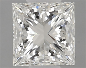 Foto Diamante Natural 0.51 quilates, Princesa , Color I, claridad VVS1 y certificado GIA de