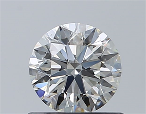 Picture of Natural Diamond 0.70 Carats, Round with Excellent Cut, H Color, SI1 Clarity and Certified by GIA