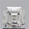 Diamante Natural 1.01 quilates, Asscher , Color G, claridad VVS2 y certificado GIA