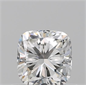 Natural Diamond 0.50 Carats, Cushion with  Cut, G Color, IF Clarity and Certified by GIA