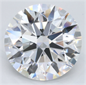 Del inventario de diamantes de laboratorio, 5.15 quilates, Redondo , Color D, claridad IF y certificado GIA