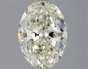 Picture of Natural Diamond 2.00 Carats, Oval with  Cut, K Color, SI2 Clarity and Certified by HRD