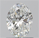 Natural Diamond 0.90 Carats, Oval with  Cut, F Color, VS1 Clarity and Certified by GIA