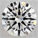 Natural Diamond 0.42 Carats, Round with Excellent Cut, H Color, VVS2 Clarity and Certified by GIA