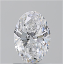 Natural Diamond 1.02 Carats, Oval with  Cut, D Color, VS2 Clarity and Certified by GIA