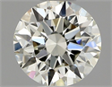 Natural Diamond 0.40 Carats, Round with Excellent Cut, K Color, VVS1 Clarity and Certified by GIA