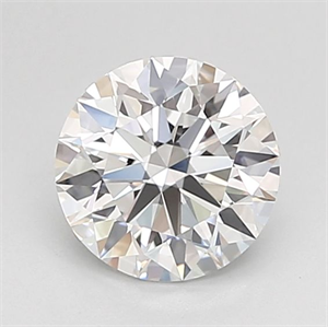 Picture of Lab Grown Diamond 1.04 Carats, Round with Ideal Cut, D Color, VVS2 Clarity and Certified by IGI