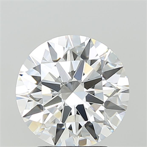 Picture of Lab Grown Diamond 3.10 Carats, Round with Ideal Cut, E Color, VVS2 Clarity and Certified by IGI