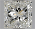 Natural Diamond 1.01 Carats, Princess with  Cut, I Color, VS2 Clarity and Certified by GIA