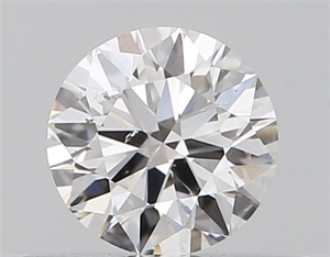 Picture of Natural Diamond 0.40 Carats, Round with Very Good Cut, E Color, SI2 Clarity and Certified by GIA