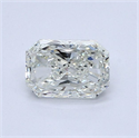 Diamante Natural 0.70 quilates, Radiante , Color I, claridad VVS1 y certificado GIA