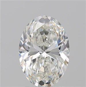 Picture of Natural Diamond 2.23 Carats, Oval with  Cut, H Color, SI1 Clarity and Certified by GIA