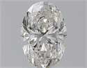 Natural Diamond 1.51 Carats, Oval with  Cut, G Color, SI2 Clarity and Certified by GIA