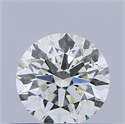Diamante Natural 0.40 quilates, Redondo , Color K, claridad SI2 y certificado GIA