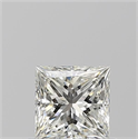 Natural Diamond 0.70 Carats, Princess with  Cut, I Color, VS1 Clarity and Certified by GIA