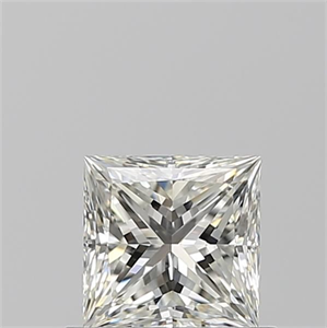 Picture of Natural Diamond 0.70 Carats, Princess with  Cut, I Color, VS1 Clarity and Certified by GIA
