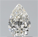 Natural Diamond 0.70 Carats, Pear with  Cut, I Color, VVS2 Clarity and Certified by GIA