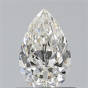 Picture of Natural Diamond 0.70 Carats, Pear with  Cut, I Color, VVS2 Clarity and Certified by GIA