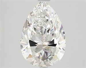 Picture of Natural Diamond 2.01 Carats, Pear with  Cut, D Color, VS1 Clarity and Certified by GIA