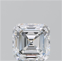 Diamante Natural 2.50 quilates, Asscher , Color E, claridad VS1 y certificado GIA