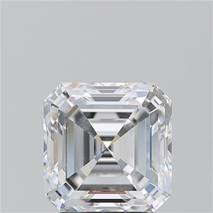 Foto Diamante Natural 2.50 quilates, Asscher , Color E, claridad VS1 y certificado GIA de