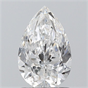 Diamante Natural 1.20 quilates, De pera , Color E, claridad SI2 y certificado GIA