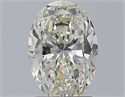 Diamante Natural 1.40 quilates, Ovalado , Color J, claridad VVS2 y certificado GIA