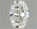 Natural Diamond 0.90 Carats, Oval with  Cut, F Color, VS1 Clarity and Certified by GIA