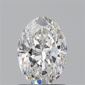 Foto Diamante Natural 0.90 quilates, Ovalado , Color F, claridad SI2 y certificado GIA de