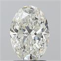 Natural Diamond 1.50 Carats, Oval with  Cut, I Color, VS1 Clarity and Certified by GIA