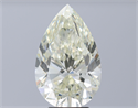 Natural Diamond 5.18 Carats, Pear with  Cut, K Color, SI1 Clarity and Certified by HRD