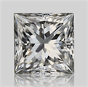 Diamante Natural 0.42 quilates, Princesa , Color F, claridad VVS1 y certificado GIA