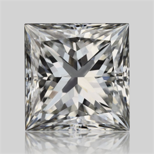 Foto Diamante Natural 0.42 quilates, Princesa , Color F, claridad VVS1 y certificado GIA de