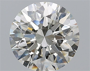 Picture of Natural Diamond 2.51 Carats, Round with Excellent Cut, J Color, SI2 Clarity and Certified by GIA