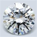 Diamante Natural 4.01 quilates, Redondo , Color I, claridad VS2 y certificado GIA