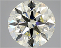 Diamante Natural 3.01 quilates, Redondo , Color L, claridad VS2 y certificado HRD