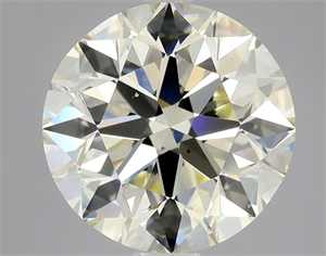 Foto Diamante Natural 3.01 quilates, Redondo , Color L, claridad VS2 y certificado HRD de