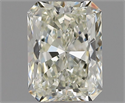 Natural Diamond 1.00 Carats, Radiant with  Cut, K Color, VVS2 Clarity and Certified by GIA