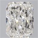 Natural Diamond 1.00 Carats, Radiant with  Cut, H Color, SI2 Clarity and Certified by GIA