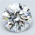 Diamante Natural 2.30 quilates, Redondo , Color H, claridad VS2 y certificado GIA