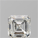 Diamante Natural 1.50 quilates, Asscher , Color J, claridad VVS1 y certificado GIA