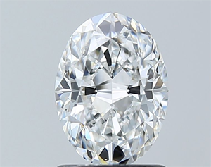 Picture of Natural Diamond 1.20 Carats, Oval with  Cut, E Color, VS2 Clarity and Certified by GIA